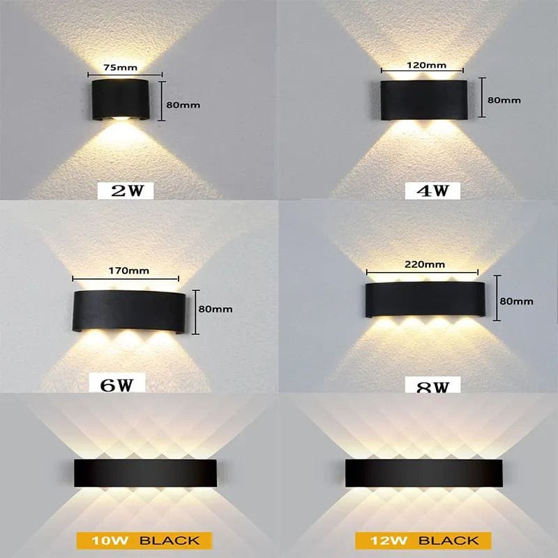 Modern LED Wall Light Big Collection – Available in multi-colour 2w/4w/6w/8w – up down , Dual, Triple & Four Beam Decorative Wall Sconce for Indoor/Outdoor Use – Waterproof LED Wall Lamp