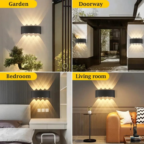 Modern LED Wall Light Big Collection – Available in multi-colour 2w/4w/6w/8w – up down , Dual, Triple & Four Beam Decorative Wall Sconce for Indoor/Outdoor Use – Waterproof LED Wall Lamp