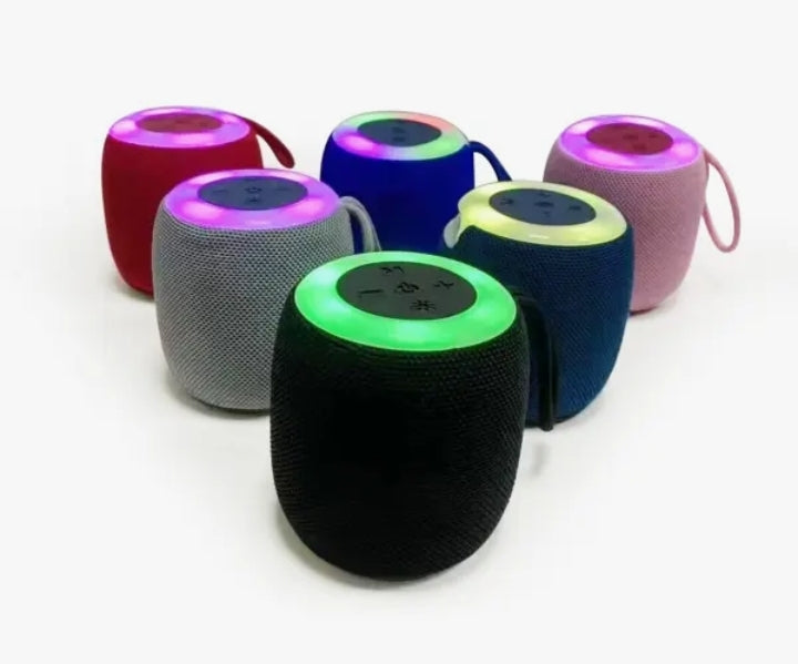 RGB LED Wireless Bluetooth Speaker with 800mAh Battery – Portable Rechargeable Speaker