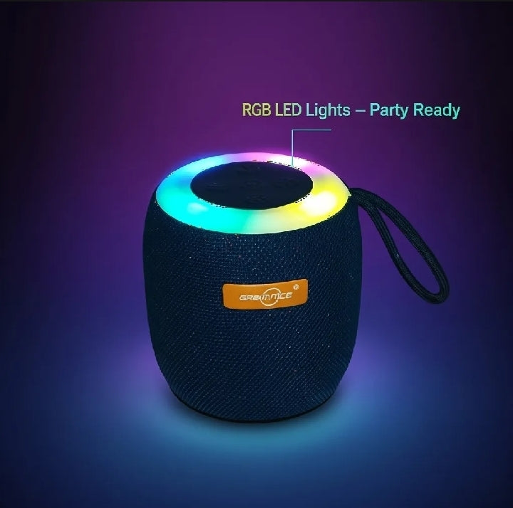 RGB LED Wireless Bluetooth Speaker with 800mAh Battery – Portable Rechargeable Speaker